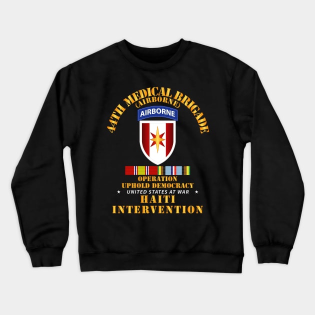 Uphold Demo - 44th Medical Bde w Svc Ribbons Crewneck Sweatshirt by twix123844